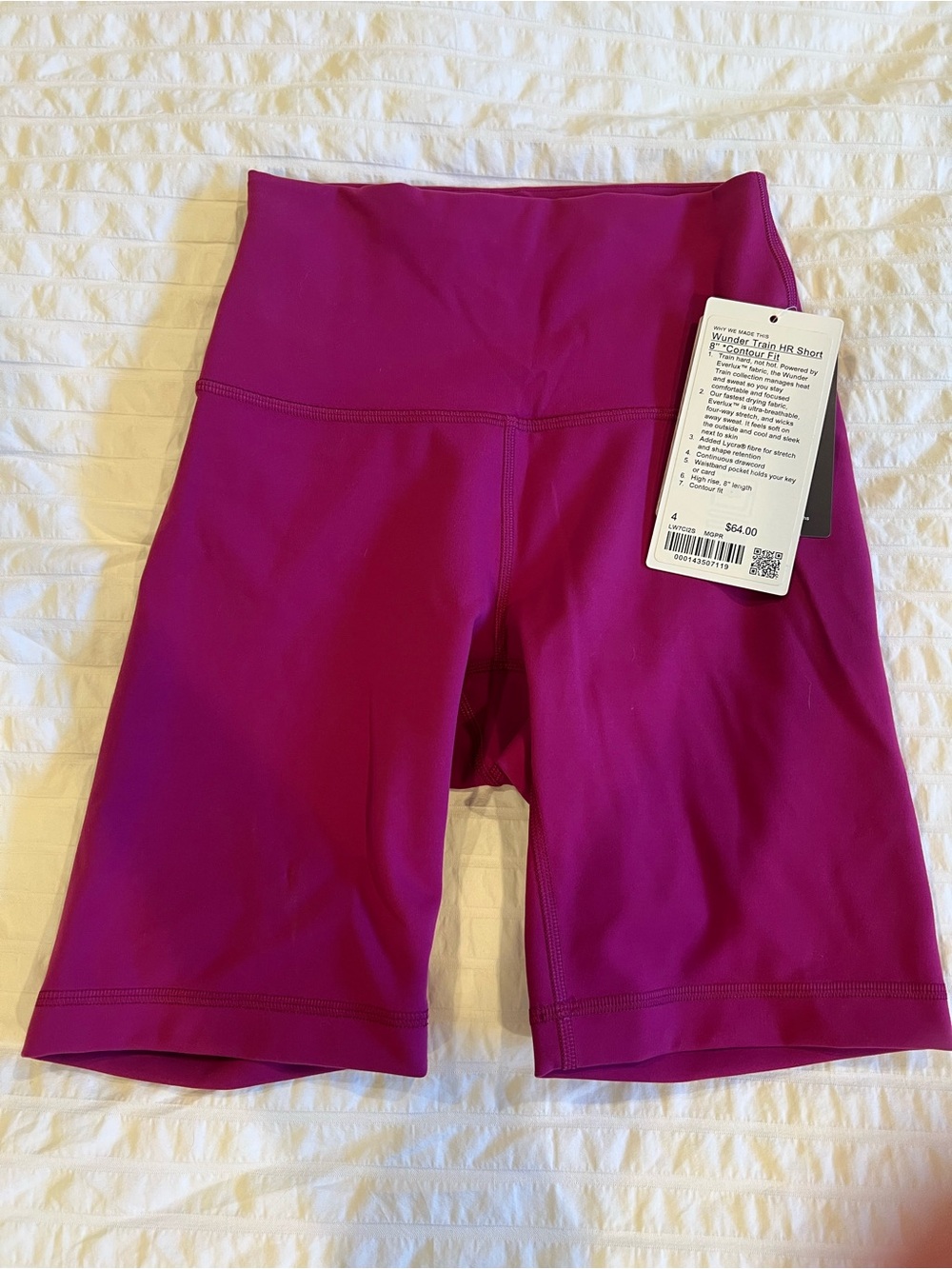 lululemon athletica High-Rise Magenta Bike Shorts